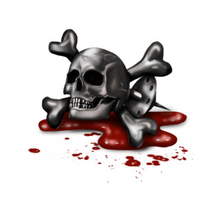 Skull and Crossbones Pin T-Shirt