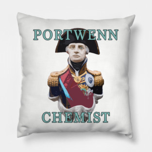 Portwenn Chemist Doc Martin Mrs Tischell Pillow