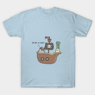 A Pirate Ship Leek T-Shirt