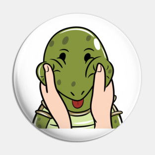 Tortoise Chubby Cheeks Pin