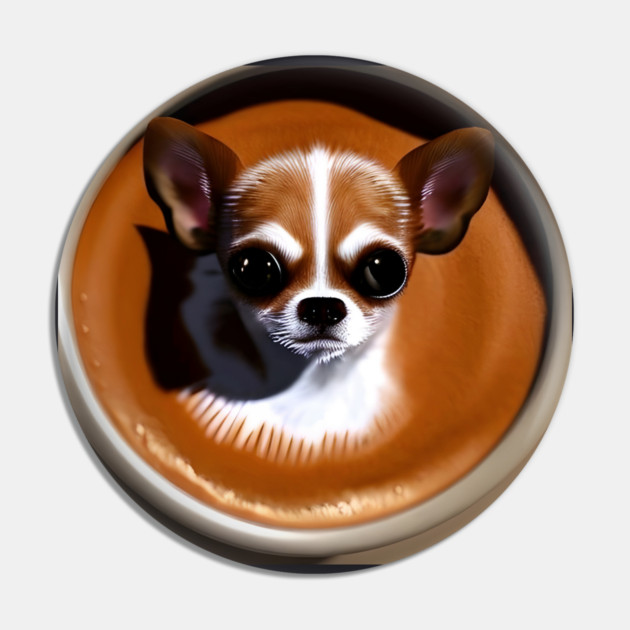 Puppuccino Chihuahua Pin by animegirlnft