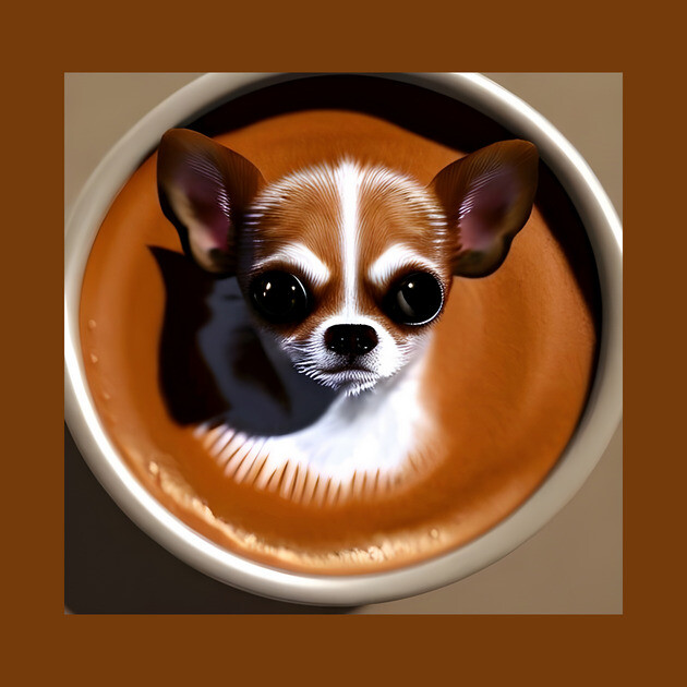 Puppuccino Chihuahua by animegirlnft
