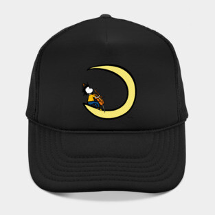 Moon and cello Hat