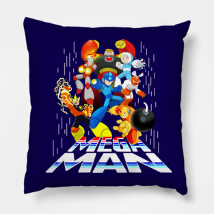 Mega Man and Bosses Pillow