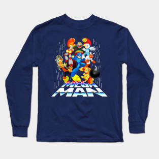 Mega Man and Bosses Long Sleeve T-Shirt
