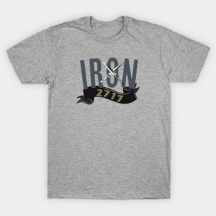 Iron2717 Gray logo T-Shirt