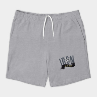 Iron2717 Gray logo Shorts