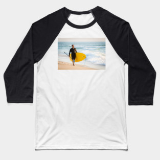 Man with his paddle board Baseball T-Shirt