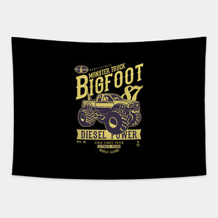 Amazing Monster Truck T-Shirt Tapestry