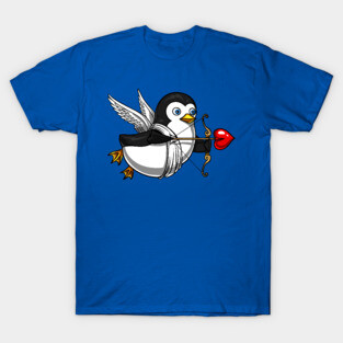 Cute Penguin Cupid T-Shirt
