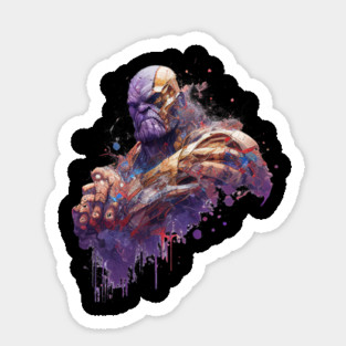 Thanos Fading Out Sticker