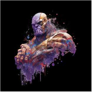 Thanos Fading Out Posters and Art