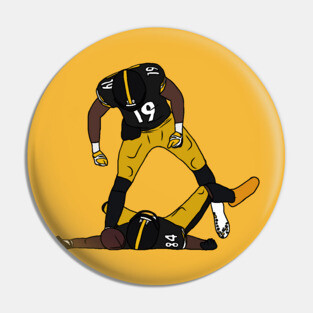 Juju Smith-Schuster And Antonio Brown Celebration Pin