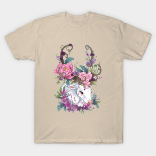 Floral deer T-Shirt