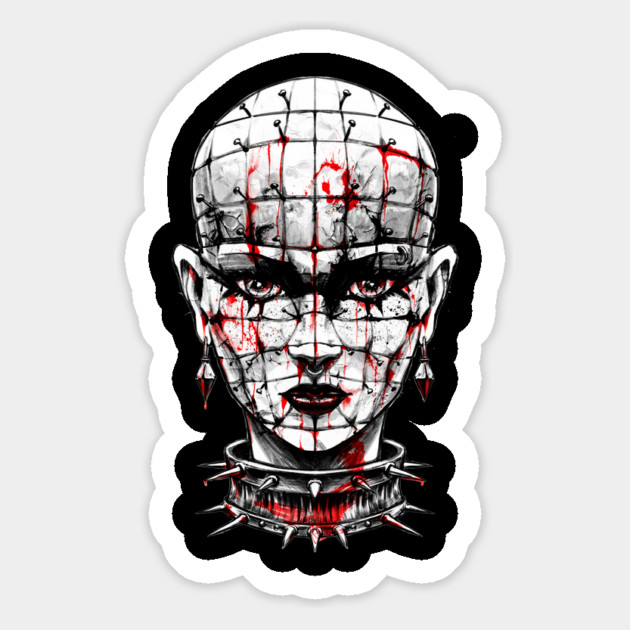 Lady Pinhead Magnet by Grave Digs