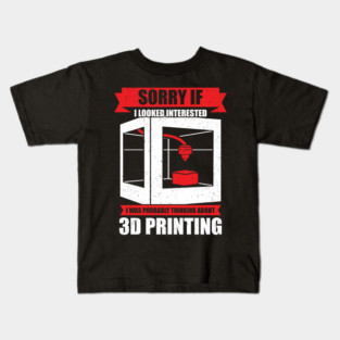3D Print Printing Artist Gift Kids T-Shirt