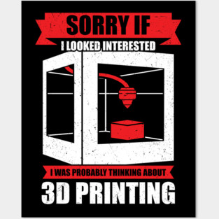3D Print Printing Artist Gift Posters and Art