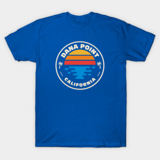 Retro Dana Point California Vintage Beach Surf Emblem T-Shirt
