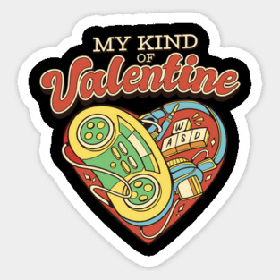 My Kind of Valentine Funny Valentine’s Day Gaming Retro Magnet