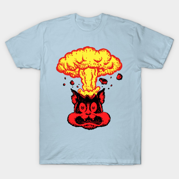 Kitty KaBoom! T-Shirt by Luis Diaz