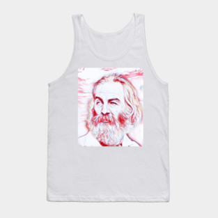 Walt Whitman Portrait | Walt Whitman Artwork Tank Top