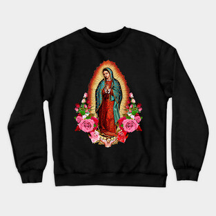 Our Lady of Guadalupe Virgin Mary Crewneck Sweatshirt