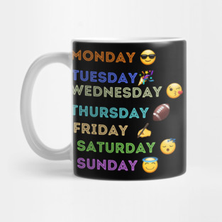days of the week Mug
