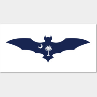 South Carolina Bat Flag Posters and Art