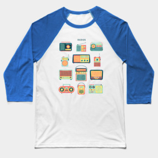 VINTAGE RADIOS Baseball T-Shirt