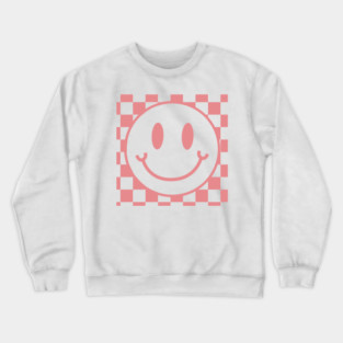 Preppy Smiley Face Crewneck Sweatshirt
