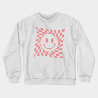 Preppy Smiley Face Crewneck Sweatshirt