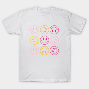 Preppy Smiley Faces T-Shirt