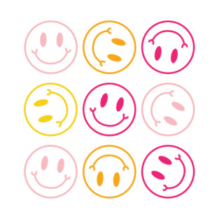 Preppy Smiley Faces T-Shirt