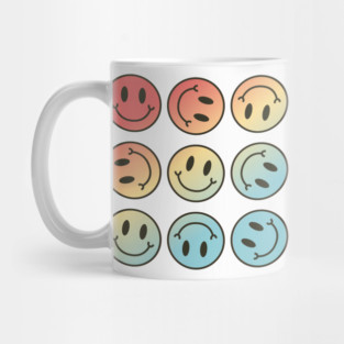 Smiley Face Pattern Mug