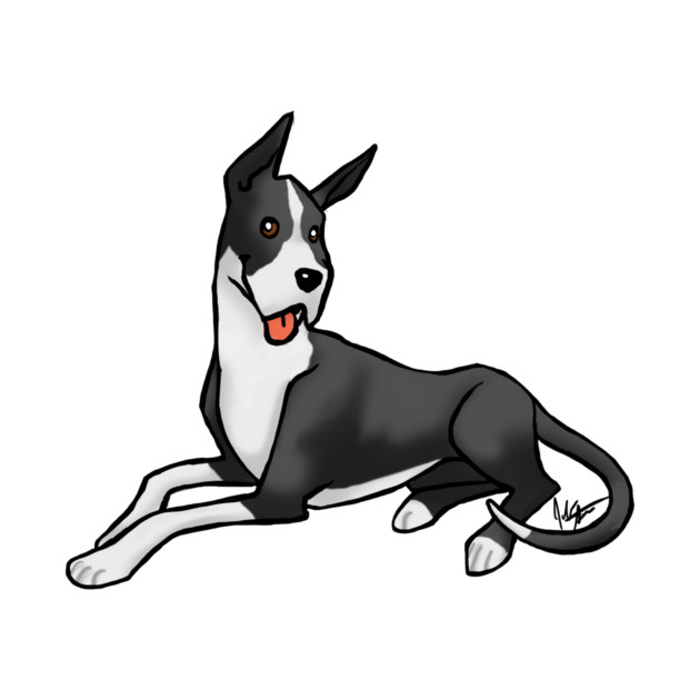 Dog - Great Dane - Mantle by Jen's Dogs Custom Gifts and Designs