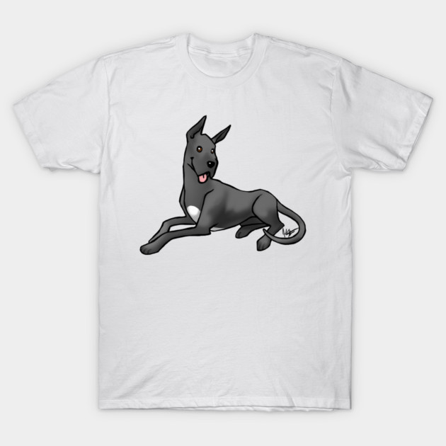 Dog - Great Dane - Black T-Shirt by Jen's Dogs Custom Gifts and Designs