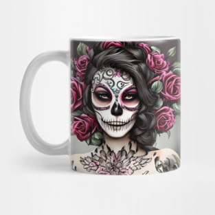 Sugar Skull Tattoo Mug