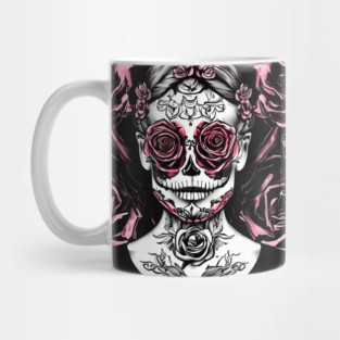 Skull Rose Eye Tattoo Mug