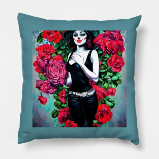 Rose Girl Pillow