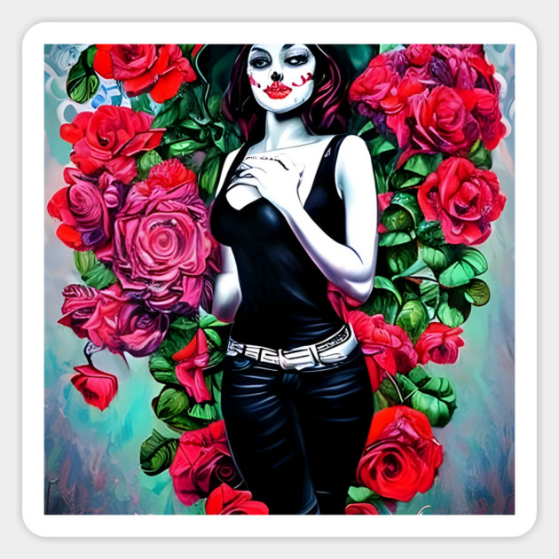 Rose Girl Magnet by animegirlnft