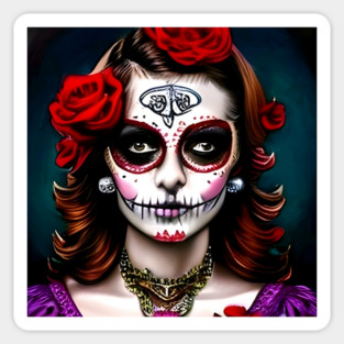 Horror Pin Up Girl Magnet