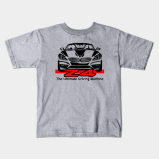DigiRods Z4 Z 4 Convertible The Ultimate Driving Machine Cartoon Car Art Kids T-Shirt