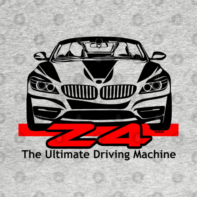 DigiRods Z4 Z 4 Convertible The Ultimate Driving Machine Cartoon Car Art by SistersRock