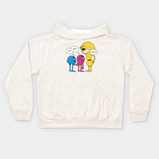 Stop Wait What Grammar Kids Hoodie