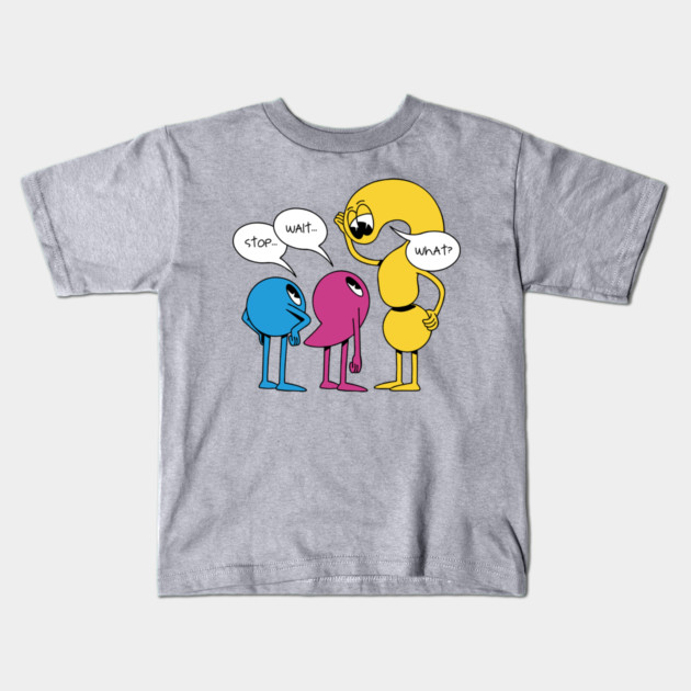Stop Wait What Grammar Kids T-Shirt by Cosmo Gazoo