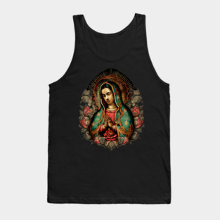 Our Lady Virgen de Guadalupe Mexico religious Tank Top