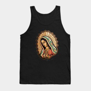 Our Lady Virgen de Guadalupe Mexico religious Tank Top