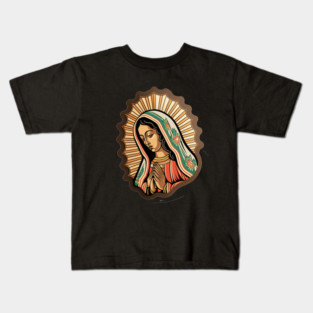 Our Lady Virgen de Guadalupe Mexico religious Kids T-Shirt