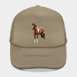 Brown Bay Quarter Horse Pinto Paint Horse Stallion Hat