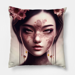 Dreaming of a beautiful Chinese Girl Pillow